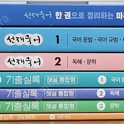 2023 선재 국어 기본서 + 기출실록 + 마무리 책 묶어팝니다