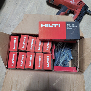 HILTI(힐티) 가스타정기 GC 42 가스캔 + 가스핀(못)