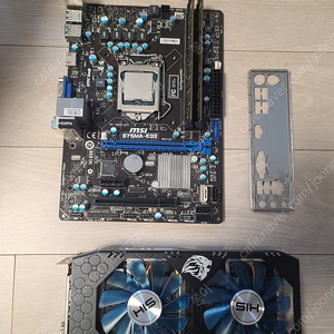 E3 1230v2, B75 메인보드, ddr3 16g, rx570 4g 세트 판매합니다.