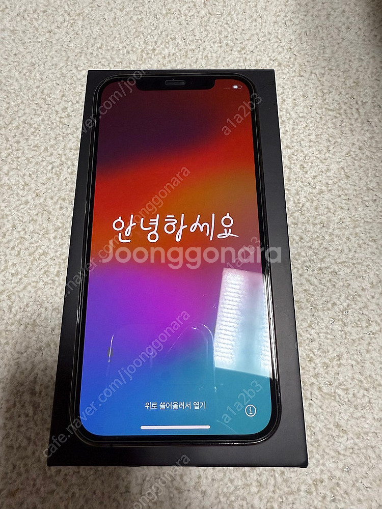아이폰12프로 256기가 그래파이트 외관 상태 매우좋음--0