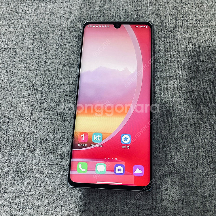 LG 벨벳 화이트 128용량 잔상없고 깔끔한기기 10만...--0