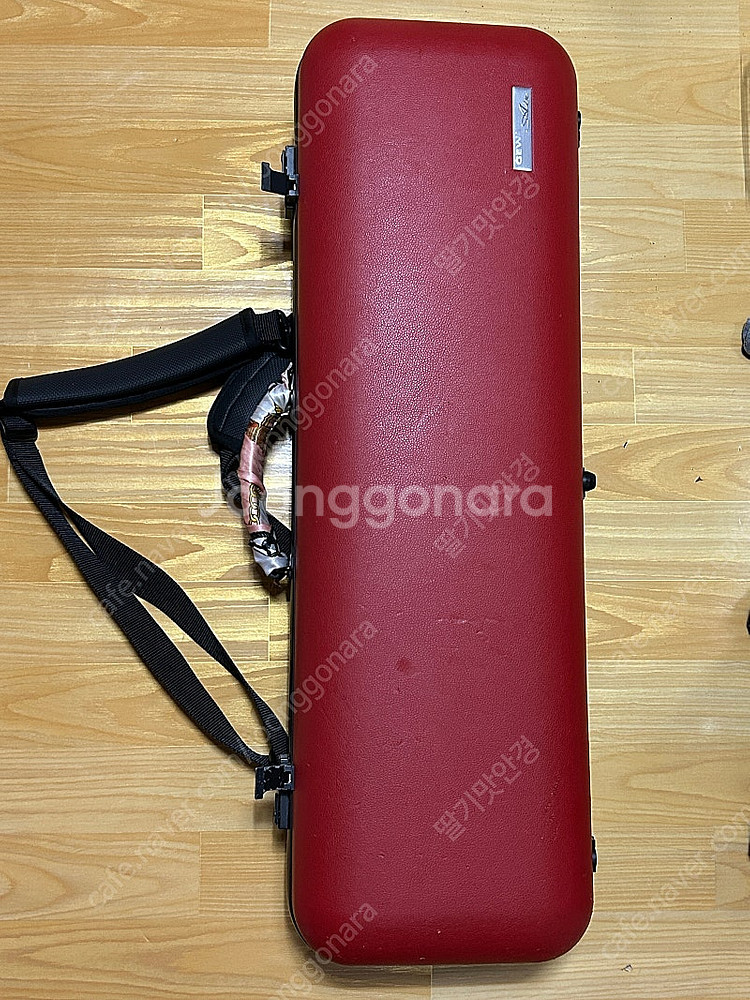 게바 에어 프레스티지 레드 사각 바이올린 케이스--0