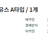 12월28~19일(토,일) 웰리힐리 유스호스텔 /유스 A타입(양도)