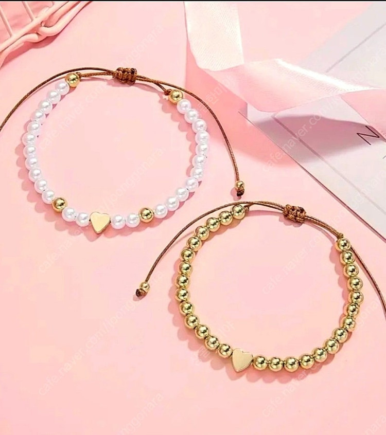 [새거.3천원]보헤미안 패션팔찌 2개세트.포장. 이미지