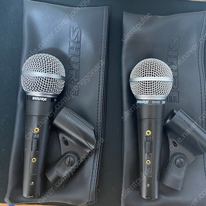 Shure SM58 과 SM58S 스위치형