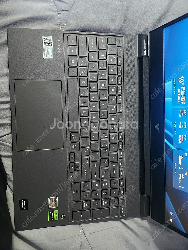 hp 빅터스 15 라이젠 rtx2050 16g 512g...--2