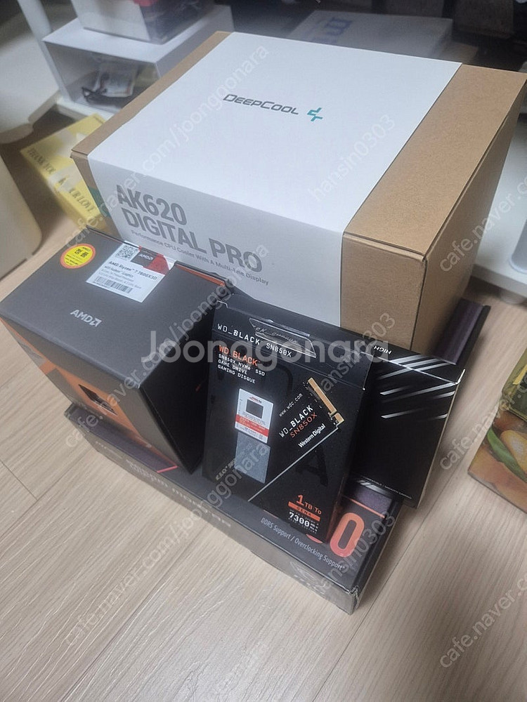 7800x3d + b650m 박격포 + 킹뱅크7600 ...--1