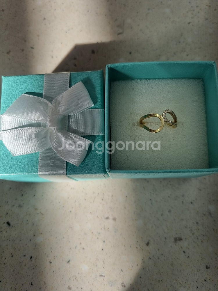 14k 큐빅 반지 팔아요^^--2