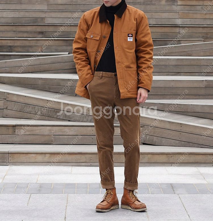 디키즈×아웃도어 콜라보 초어패딩자켓 초어자켓 워크자켓--7