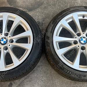 BMW 17인치 PCD120 휠 타이어.포터2 팝니다