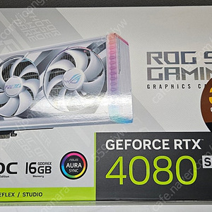 ASUS STRIX RTX 4080 SUPER WHITE 판매합니다.