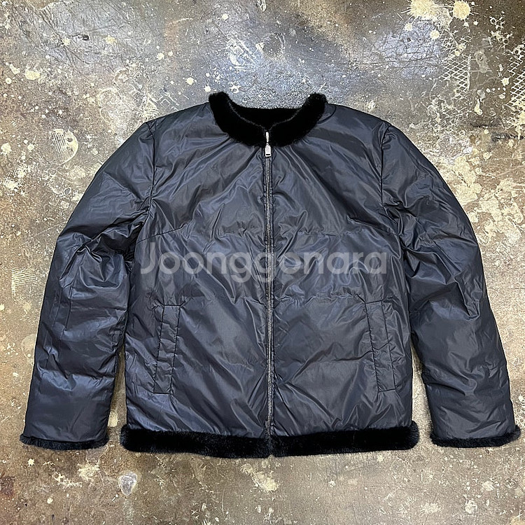 S) 셀렙샵 구스다운 리버시블 양면 퍼 패딩 점퍼 자켓 시스템 sjsj--2