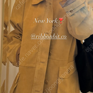 ribbonbit Welly Suede Jacket(새상품)급처!