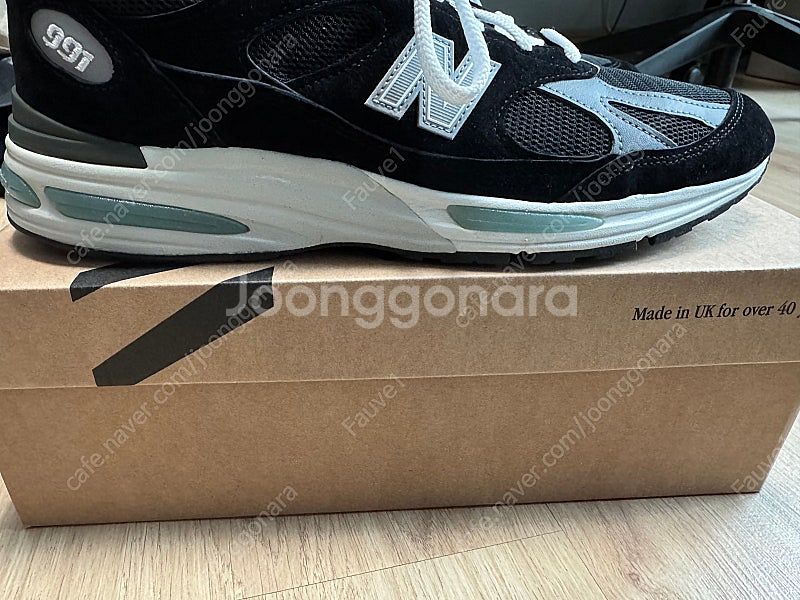 뉴발란스 991v2 블랙 290 2회착용--1