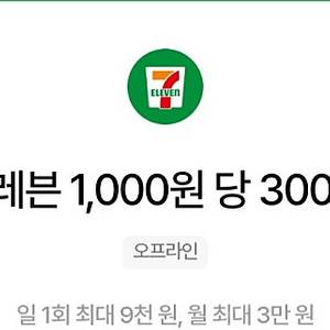 세븐일레븐 할인쿠폰 (200원 판매)