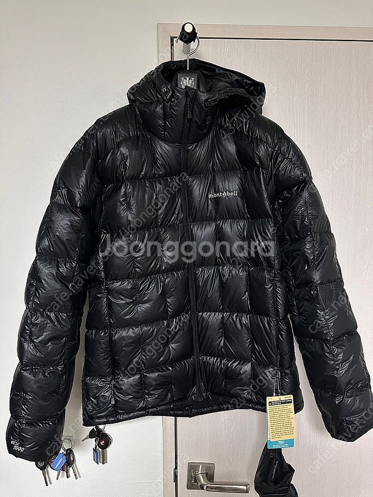 몽벨 플리즈마1000 알파인 다운 파카 블랙 xl(새상...--0