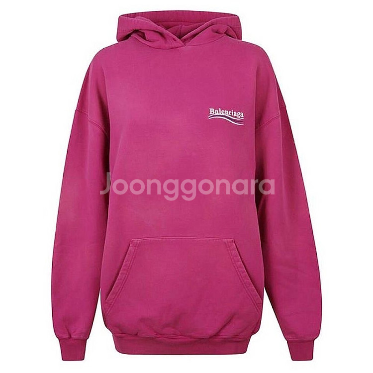 발렌시아가 로고 후드티 (새상품) 샤넬 에르메스 프라다 버버리 셀린느 구찌 랑방 타임 마인 산드로 마쥬--2