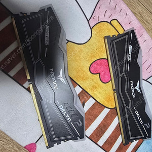 [서울/팝니다] TeamGroup T-Force DDR5-5600 CL36 Delta RGB 패키지 (32GB(16Gx2)) 블랙