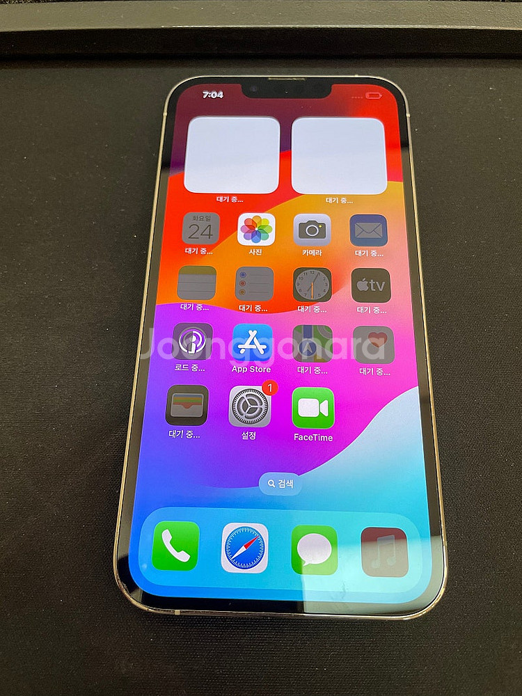 아이폰13프로 실버 128GB 상태좋은 중고50만팝니다...--2