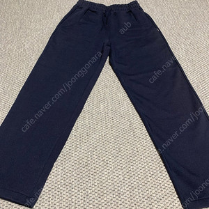 haag 헤이그 easy straight pants navy