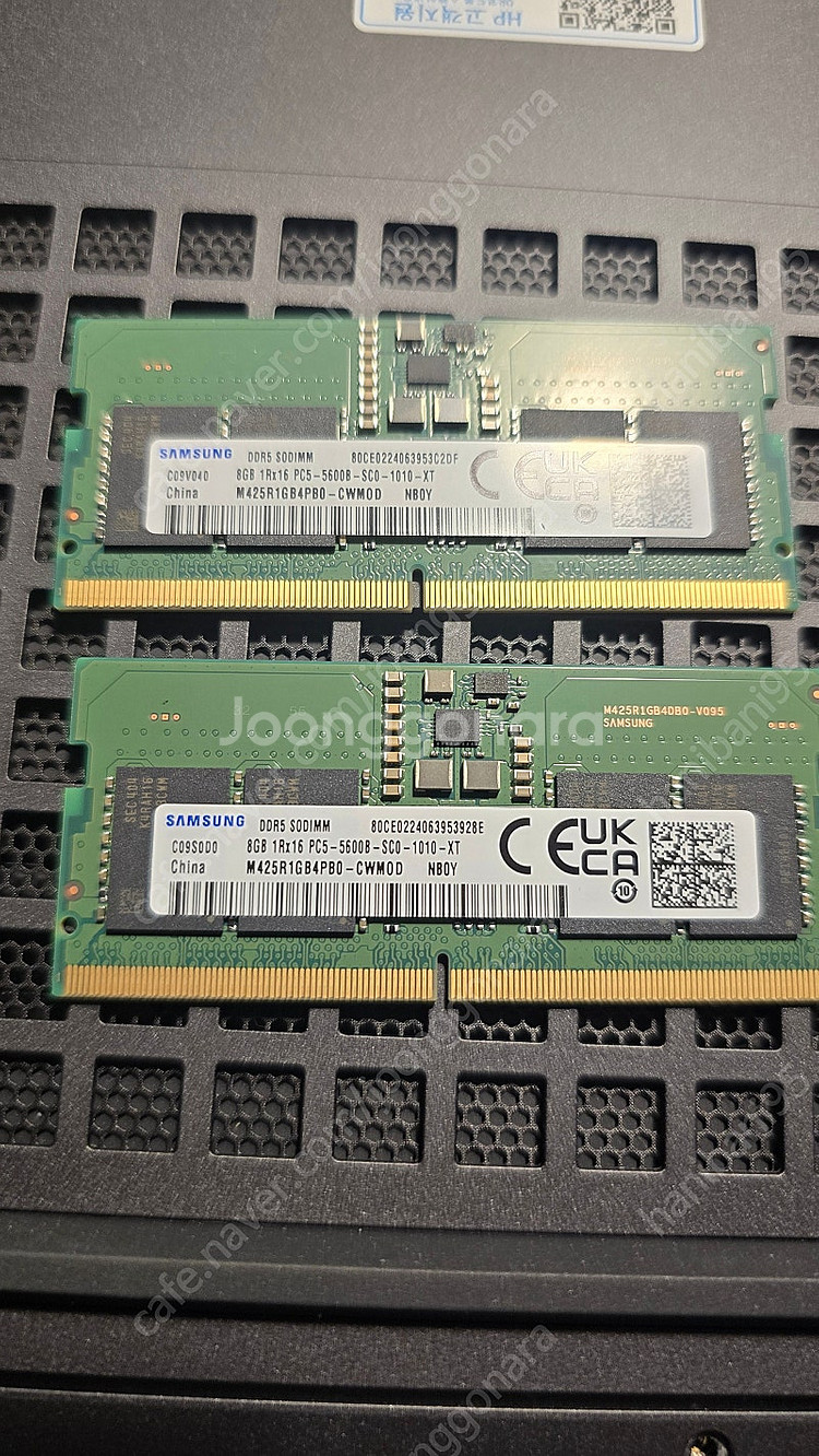 삼성전자 노트북용 램 8GB DDR5 5600 2개 일...--0