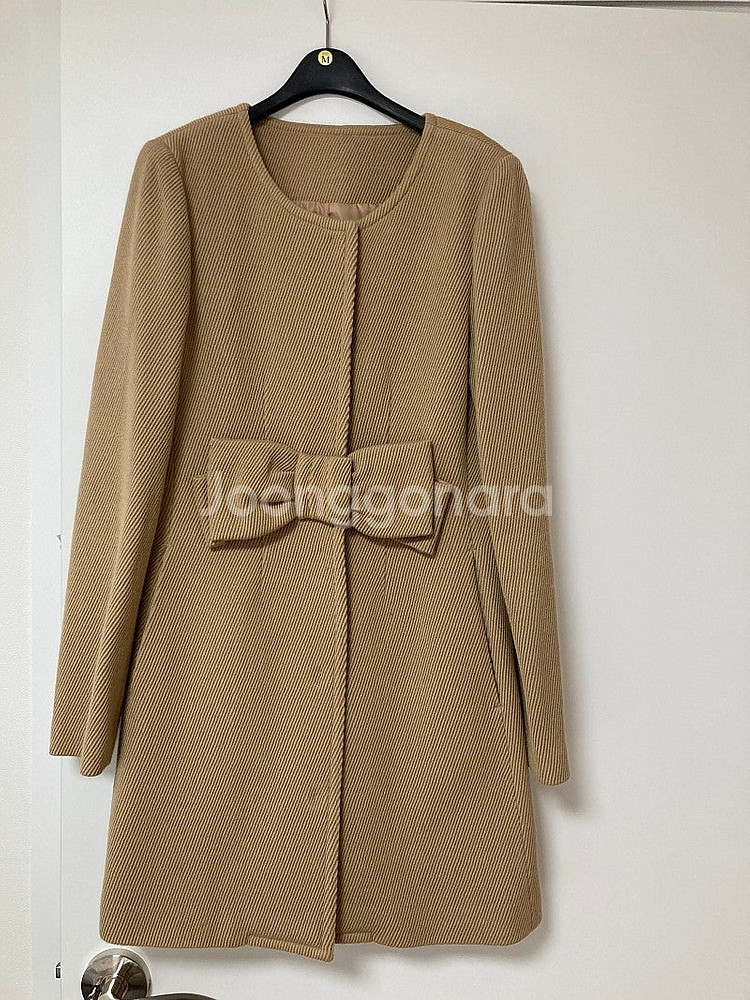 밀크코코아 리본울코트 M사이즈--0