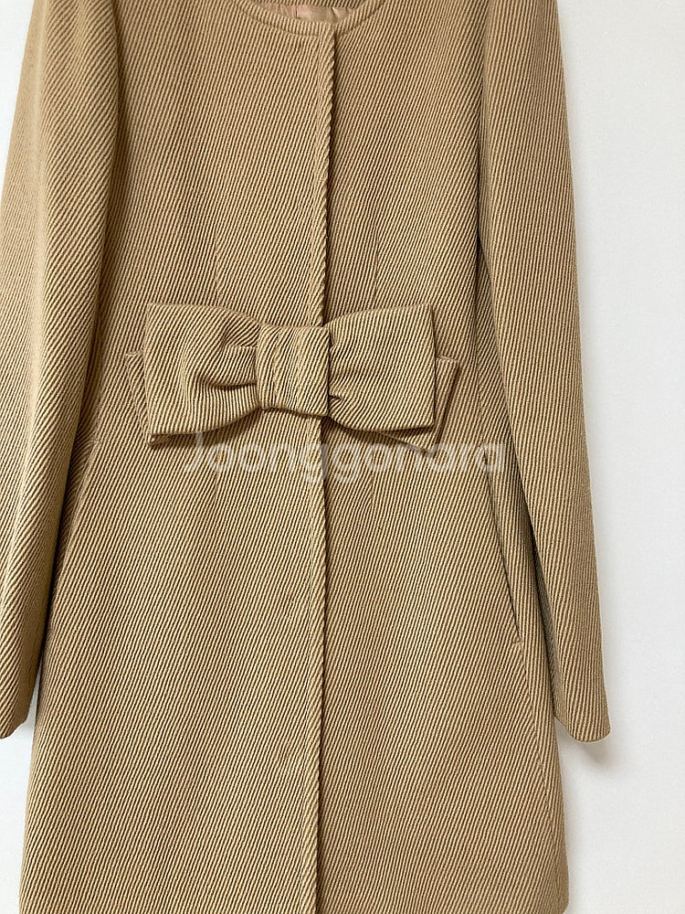 밀크코코아 리본울코트 M사이즈--1