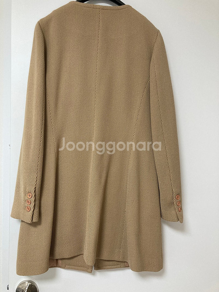 밀크코코아 리본울코트 M사이즈--4