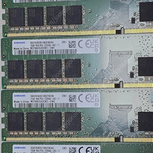 삼성 DDR4 3200 16G 2개 / 삼성 DDR4 2666 16G 2개(서울)