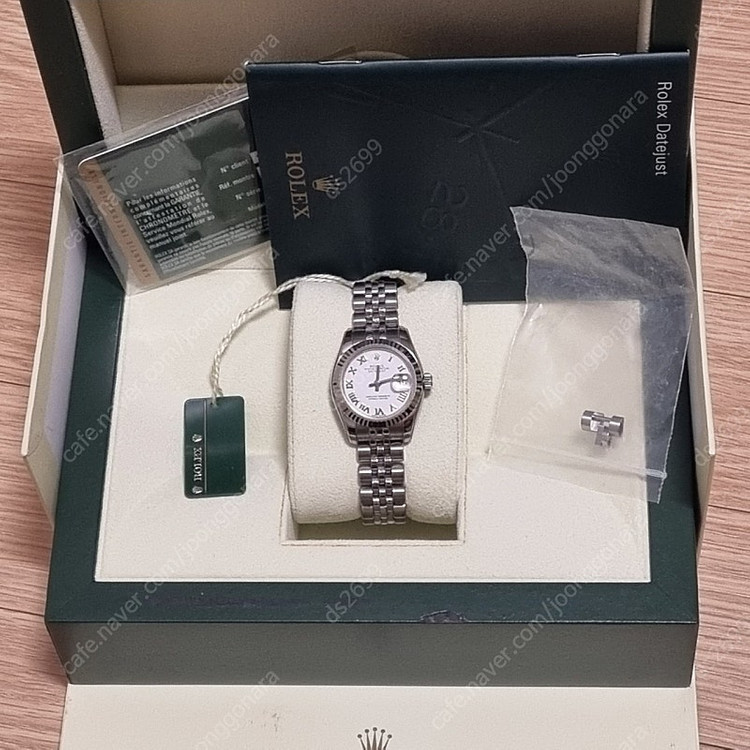 롤렉스 179174 화이트로만 여성용26mm--0