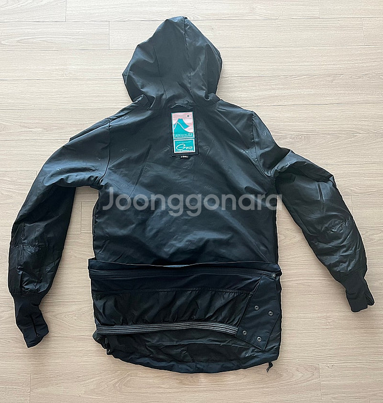 에어블라스터 트렌치오버 아노락자켓--6