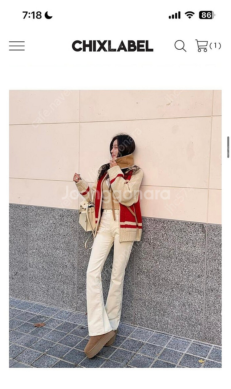 칙스라벨 코듀로이 팬츠(새상품)--3