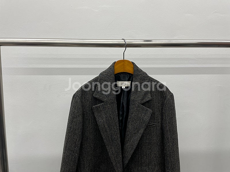 여성66)아떼 바네사브루노 울100% 헤링본 자켓 판매...--6