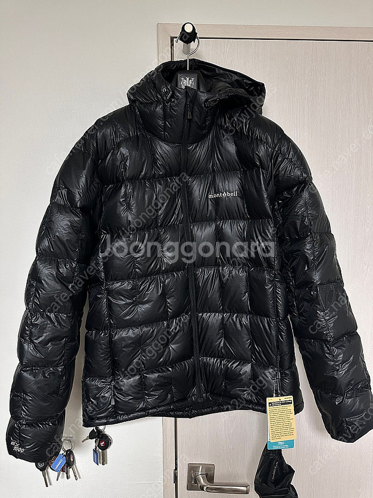 몽벨 플리즈마1000 알파인 다운 파카 블랙 xl(새상...--0