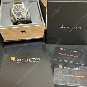 HAMILTON 헤밀턴 카키필드 38mm 풀박