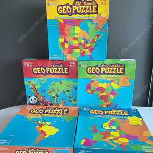 geo puzzle 지오퍼즐 5세트