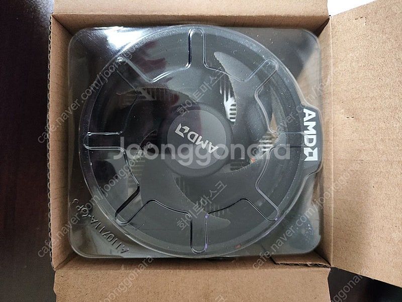 램 4기가 2개 와 AMD CPU 2200G 기본쿨러--1