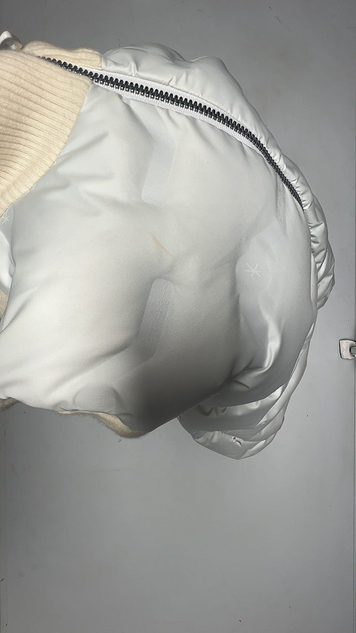 까스텔바작 [겨울] 여자 구스 다운 패딩 골프 집업 상의 100 사이즈 이미지