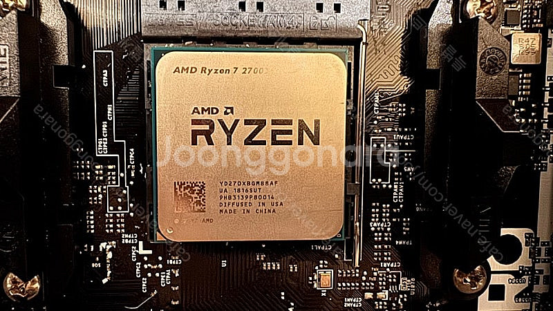 라이젠 2700x + 에즈락 ab350m pro4 + ...--1