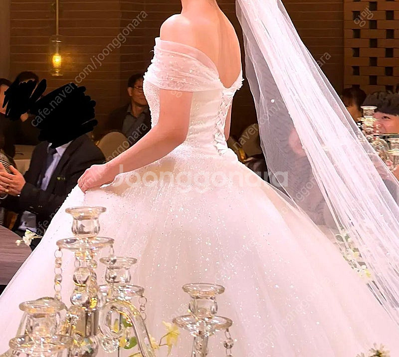 본식웨딩드레스판매 잔잔비즈드레스--5