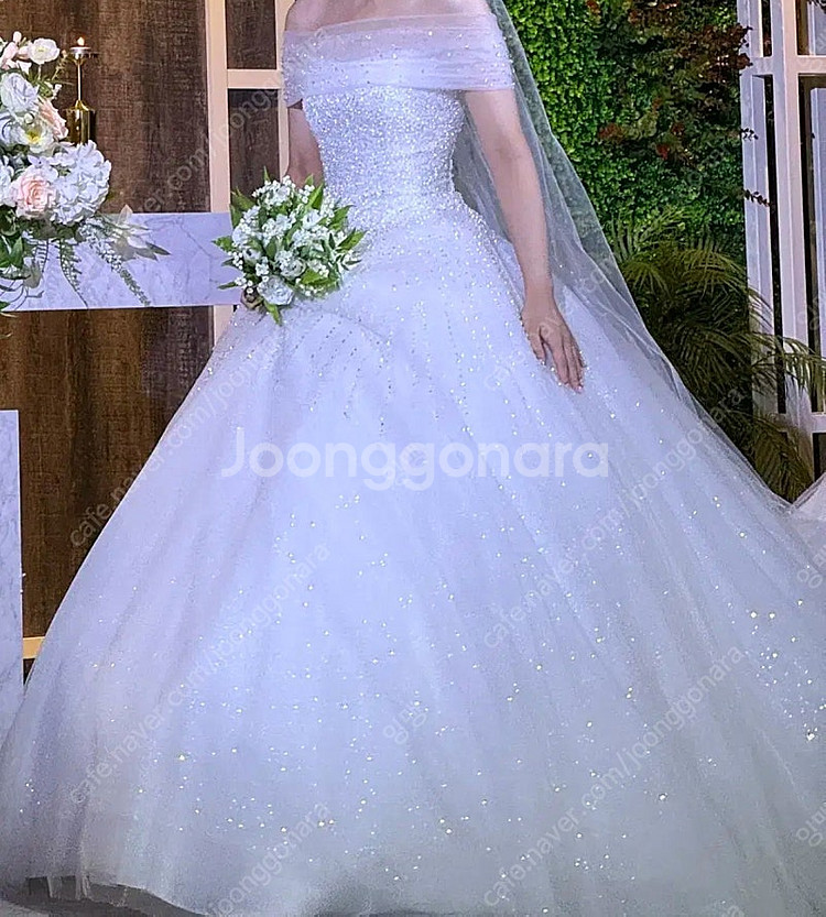 본식웨딩드레스판매 잔잔비즈드레스--6