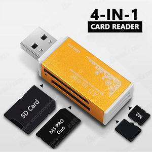 <새거.7천원>usb 카드리더기(SD,TF,M2,MS)