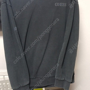 게스 GUESS 남성 라운드넥 긴팔 맨투맨_DARK GREY(XL)