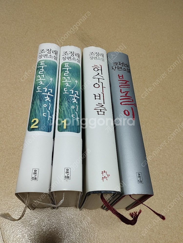 조정래 작가 소설 4권--0