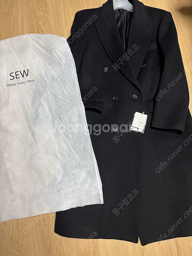 [1사이즈]스테디에브리웨어 SEW 더블브레스티드 코트/...--0