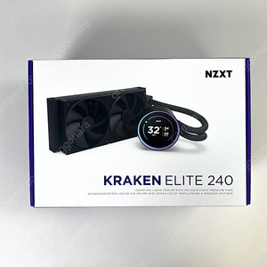 NZXT KRAKEN ELITE V2 240 (블랙) 신형 크라켄 판매해요.