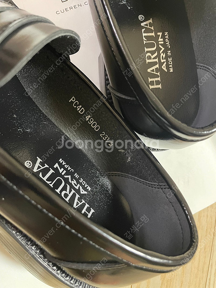 하루타 스퀘어토 로퍼 HS-4900 BLACK 뉴진스 ...--3