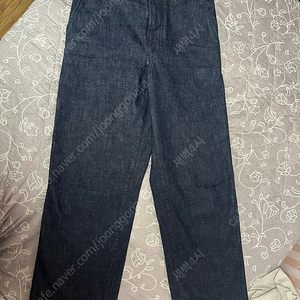 포터리 원워시드 와이드데님 블루 2사이즈 판매합니다