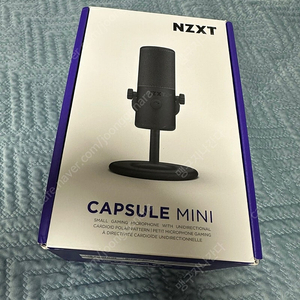 [NZXT] 캡슐 미니 콘덴서 타입 마이크 판매합니다.