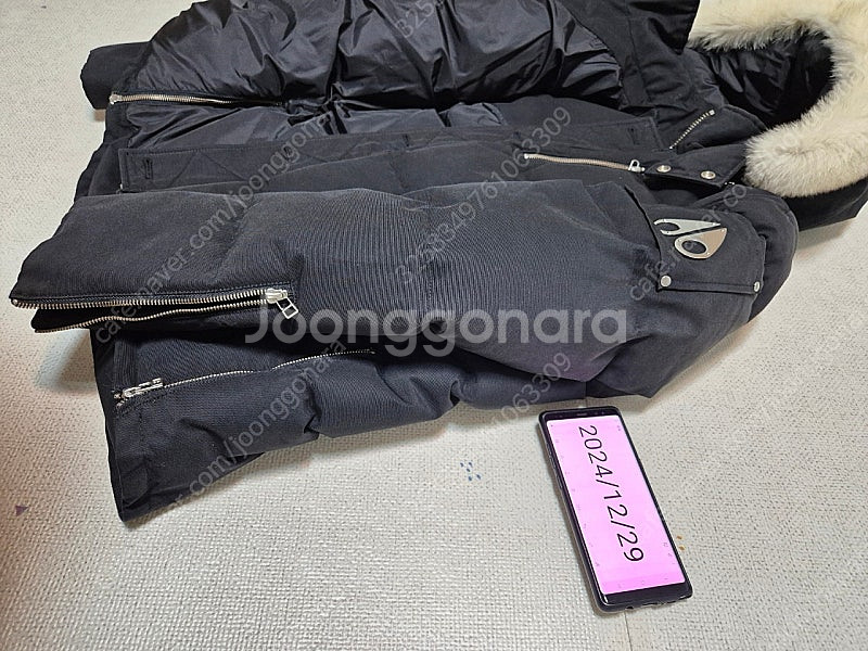 정품 무스너클 쓰리쿼터 자켓 라지 팝니다.--8